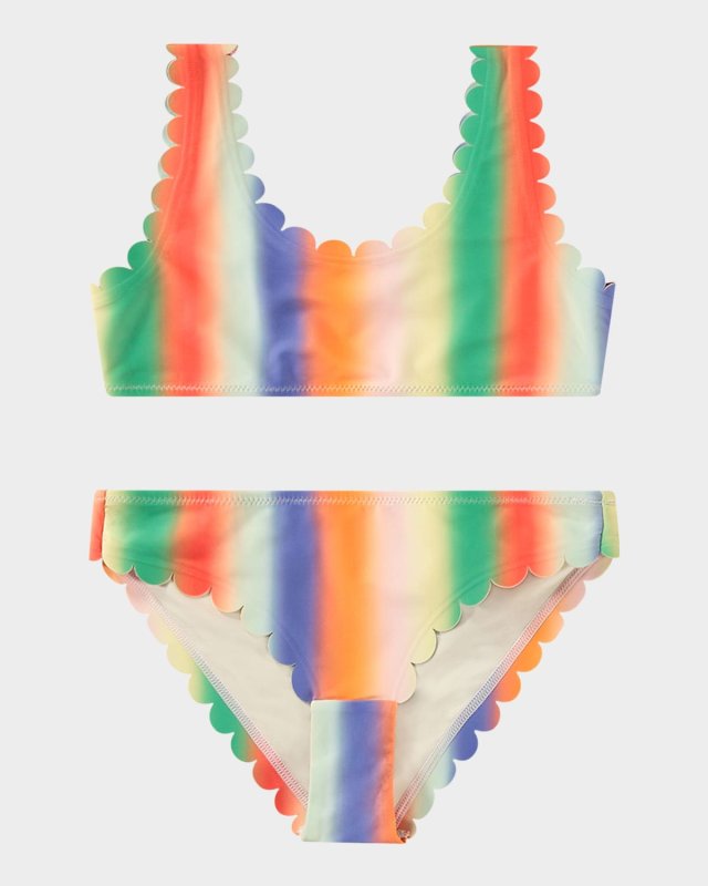 Girl's Nolina Two-Piece Swimsuit, Size 3